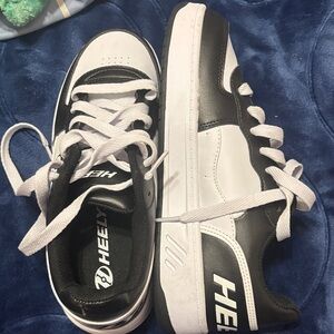 Heelys Black and White Roller Shoes